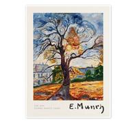 Posterlounge The Oak Poster di Edvard Munch 13 x 18 cm Quadri Decorazione per pareti