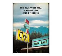 Posterlounge Twin Peaks Poster di 2ToastDesign 30 x 40 cm Quadri Decorazione per pareti