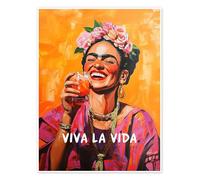 Posterlounge Viva La Vida Frida Poster