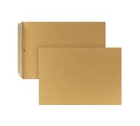 POSTHORN - Buste formato C4, senza finestra, 250 pezzi, formato A4, senza finestra, con chiusura adesiva, formato A4, con stampa interna, 110 g/m², 324 x 229 mm, colore: marrone