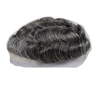 Posticci Men's Top Replacement Wig With Gradient Side Split Short