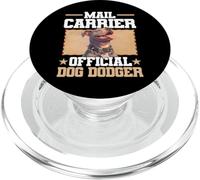 Postino Design Postal Worker Divertente Postino Grafica PopSockets PopGrip per MagSafe