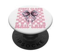 Postino di prima classe, signora postina, lavoratrice postale, mamma PopSockets PopGrip Adesivo