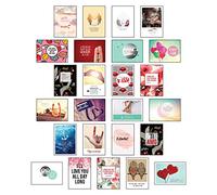 Postkarten Hochzeit - 25 Postkarten Liebe: Postkarten Set Liebe für die Hochzeit als liebevoll gestaltetes Hochzeitsgeschenk mit Sprüchen und Zitaten