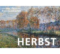 Postkarten-Set Herbst: 18 Kunstpostkarten aus hochwertigem Karton. ca. € 0,27 pro Karte, einzeln heraustrennbar. Zum Verschenken und Verschicken. Ideal für Postcrossing: 10