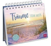 Postkartenkalender 2024: Träume vom Meer: Wochenkalender zum Aufstellen, Tischkalender mit Spiralbindung und 53 Postkarten zum Heraustrennen