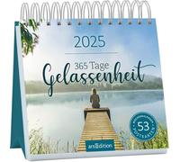 Postkartenkalender 365 Tage Gelassenheit 2025: Wochenkalender 2025, 53 Postkarten für entspannende Momente
