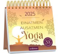 Postkartenkalender Einatmen. Austamen. Yoga. 2025: Wochenkalender 2025, 53 Postkarten für achtsame und bewusste Momente