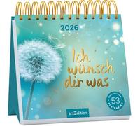 Postkartenkalender Ich wünsch dir was 2026: Wochenkalender 2026, 53 Postkarten mit vielen guten Wünschen