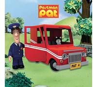 Postman Pat Scene - Stampa su Tela, 40 x 40 cm, Poliestere, Multicolore, 40 x 40 x 3,2 cm