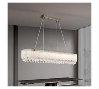 Postmodern Crystal Mixed Marble Ceiling Chandelier Lighitng Led Creative Design Lustre Hanging Lamps for Dining Room