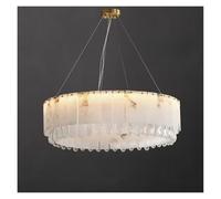 Postmodern Crystal Mixed Marble Ceiling Chandelier Lighitng Led Creative Design Lustre Hanging Lamps for Dining Room