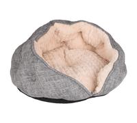 Posto Letto Flamingo Zupo Rotondo Grigio 45x45 Cm, Antiscivolo, Lavabile 30°C