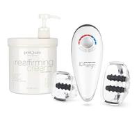 PostQuam Professional - Pack Reaffirming Cream 1000 ml + Massaggiatore Sculptor - Con ginseng, tè verde e centella asiatica + Aspirazione, rulli ed EMS - Tonifica e ringiovanisce la pelle