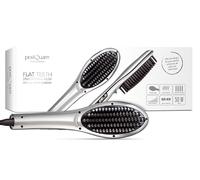 PostQuam - Spazzola lisciante per capelli da 50 W - Pettine elettrico per lisciatura uniforme - Tecnologia ceramica e infrarossi - Controllo digitale della temperatura da 80 °C a 230 °C - Design
