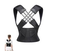 Postura correttore schiena donna uomo raddrizzatore schiena con cintura posteriore regolabile, supporto posteriore leggero e traspirante, correttore di postura per supporto schiena dritto, supporto