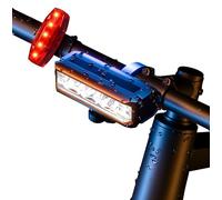 POSUGEAR Luci Bicicletta LED, Luce Bicicletta Anteriore e Posteriore Ricaricabili USB, Alluminio Ultraleggere Luce Anteriore Bici, IPX5 Luci per Bici, Accessori Bici per MTB, Campeggio, Da Corsa