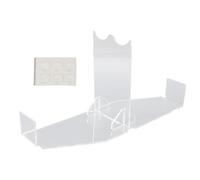 Posura del display della spada Acrilico Porta della spada Rimpicciolo per pugnale con pasta antidribica per i collezionisti Scaffali (Chiaro)
