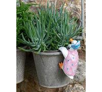 Pot Buddies Beatrix Potter, statuetta decorativa per vaso da fiori con scritta in inglese “Jemima Puddle-Duck Puddle-Duck