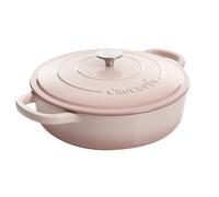POT CROCK - 125300.02R CROCK POT ARTISAN STAMELED CAST BRAISER WH/coperchio 5 -quart blush