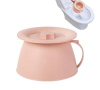 Pot de Chambre, 1.5L avec Couvercle Poignée,Urinal Portable, Seau Hygiénique Pratique | Pour Hommes, Femmes, Jeunes, Famille, Voyage, Soins à Domicile, Confort Nuit