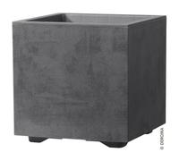 Deroma Vaso Quadro Millenium con Serbatoio d'Acqua - Antracite - 39 cm