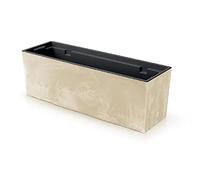 POT EFFETTO BETON CASE URBI, Dimensioni 395x185x195 mm, colore crema