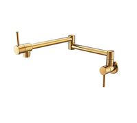 POT FILLER RUBINATORE PARETE PIEGATE PIEGABILE Rubinetto da cucina con spruzzatore bidet Freddo Bidet Freddo rubinetto Rubinetto Ruota rotazione Brocchino pieghevole(J)