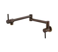 POT FILLER RUBINATORE PARETE PIEGATE PIEGABILE Rubinetto da cucina con spruzzatore bidet Freddo Bidet Freddo rubinetto Rubinetto Ruota rotazione Brocchino pieghevole(Antique Bronze)