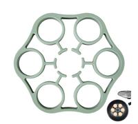 Pot Grata - Rack Ebollizione | Porta Fumante | Stand Vassoio In Silicone Grade Alimentare | Utensili Da Cucina, Strumenti Per Gadget Da Cucina Re