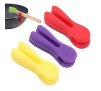 Pot Holder - Spoon Rest | Silicone Pot Clip | 3 X Spoon Rest For Kitchen Counter, Bunny Shape Kitchen Spatula Holder, Kitchen Gadgets, Cute Bunny-Shaped Silicone Pot Clip e Spoon Rests
