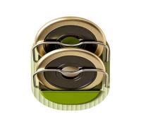 Pot Lid Holders - 2-Tier Wall Mounted No Drilling Rustproof Holder, Cabinet Pot Lid Organizer, Kitchen Cabinet Cupboard Drawer Rack, Wall Pantry Storage Unit | Baking Cooking Dishes Plates Cookware Or