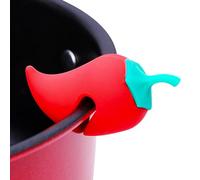 Pot Lid Lifter - Lid Lifter | Silicone Lid Lifter | Silicone Pot Lid Lifter With Non-slip Grip Silicone Pot Lid Lifter Little Pepper Shaped Soup Cooker Spill Proof Lid Lift Kitchen Tool For Camping