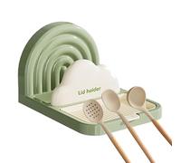 Pot Lid Organizer Rack, Suction Cup Pan Lid Holder, No Drill Lid Organizer Stand, Pan Lid Storage Rack, Kitchen Pot Lid Holder, Stove Top Lid Organizer, Countertop Pot Lid Stand, Suction Cup Pot Lid H