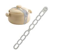Pot Lid Strap - 54.5x4.7x0.7cm Securing Latch | Silicone Latch Strap For Slow Cooker Lid - For Lunch Box Kitchen Travel Food Storage Beach Picnic