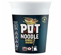 Pot Noodle Bombay Bad Boy Flavour - 90 g - Confezione da 4 (90 g x 4) di Pot