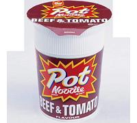 Pot Noodle Sapore di manzo e pomodoro - 12x90g
