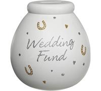 Pot Of Dreams Salvadanaio per mettere da parte i soldi per il matrimonio, con testo “Wedding Fund” (in inglese)