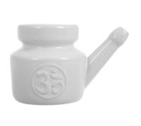Pot per Lavaggio Nasale in Ceramica 350ml Bianco per Yoga | Pulizia Delicata e Sicura, Uso Semplice, Risultato Accurato, Adatto AI Cambi di Stagione E'uso Domestico