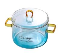 Pot-pourri - Pentole trasparenti sfumate da 900 ml per cottura | Pentole in resistenti al calore per la cottura di riso ramen verdure latte zuppa insalate pentola