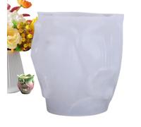 Pot Silicone Mold, DIY Crafting Tool, Trinket Holder Cup with Strong Effect, Ornament Aid with Smooth Texture, Sl ccessory with Modern Style, Craft Solution for Home Apartment
