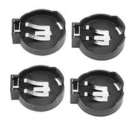 Potadak Muenzen CR2450 - Set di 4 batterie a per batteria a 2 pin, colore: Nero