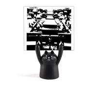 Potala China Forbidden City Memo Holder Cartoon Black Cat Stand Decorazione
