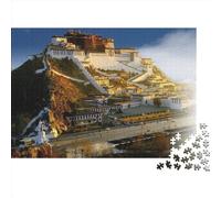 Potala, Winter Palace of Dalai Lamas in Lhasa, Tibet 1000 Pezzi Puzzle Egalo Per Amore E Amico Puzzle Impossibile Puzzle Colorato Jigsaw Puzzle Per Adulti E Bambini 1000pcs (75x50cm)
