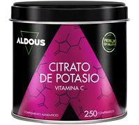 Potassio Citrato 3705 mg - 250 Compresse - 1000mg Potassio Elementare Alto Dosag