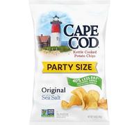 Potato Chips, Less Fat Original Kettle Cooked Chips, Party Size 14 Oz