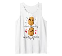 Potato Is Not Okay Funny Potato Joke Meme Vegetable Potating Canotta