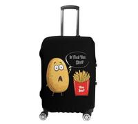 Potato is That You Bro, divertente copertura per bagagli da viaggio, lavabile, antigraffio, protezione per valigie, Stile:, S