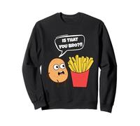 Potato Is That You Bro French Fries Funny Potato Food Lover Felpa