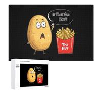 Potato Is That You Bro - Puzzle divertente con patatine fritte per adulti e famiglie, giochi per la casa, 1000 pezzi